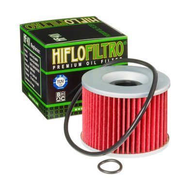 HIFLO HF401 - Фільтр масляний HONDA CB, CBX, CJ, GL; KAWASAKI A1, EL, EX, GPX, GPZ, GT, GTR, KDX, KLE, KX, KZ, NINJA, Z, ZG, ZL, ZN, ZR, ZR-7, ZRX 250-1300 1969-2016