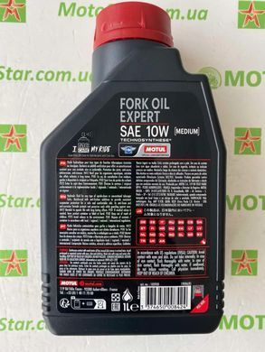 Масло вилочное Technosynthese MOTUL 822201/FORK OIL EXPERT MEDIUM SAE 10W (1л)/101139=105930