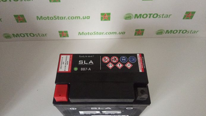 Акумулятор  BS BATTERY BB7-A 12V, 8Ah, 120 А, (+/-), 135X75X133 мм, (12N7-4B, 12N7-4B)