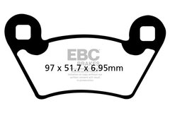 EBC FA354R - Гальмівні колодки