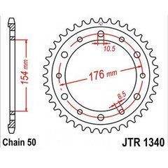 JT JTR1340.44 - Звезда задняя
