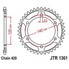 JT JTR1361.50 - Звезда задняя