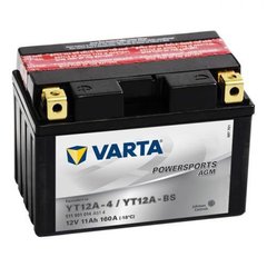 YT12A-BS VARTA FUN Акумулятор 11 А/ч, 160 А, (+/-), 150х88х105 мм