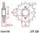 Зірка JT JTF339.16RB HONDA CB, CBR, CBX, VF, VFR 100-1300 1976-2015