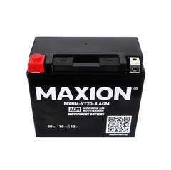 Maxion MXBM-YT20-4 AGM 12V, 20 A/ч, 290 A, (+/-), 175x87x155 мм (YTX20-BS, YTX20H-BS)