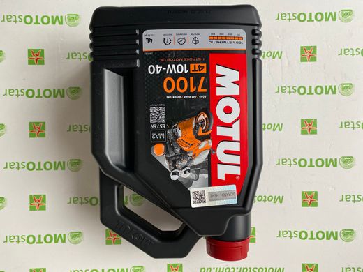 Масло Motul 7100 4T SAE 10W40, 4 литра, (836341, 104092)