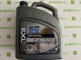 Масло моторное Bel-Ray EXL 20W-50 Motor Oil 4 Litres Mineral 99100-B4LW, 4 литра