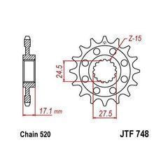 JT JTF748.15 - Звезда передняя