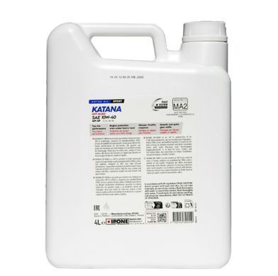 Масло моторное IPONE KATANA OFF-ROAD 10W40 4 л 801105 синтетическое, 4 литра
