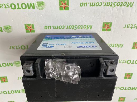 Аккумулятор  EXIDE AGM12-12M AGMReady 12 А/ч, 200А, (+/-), 150x87x145 мм BMW F, K, R 800/1200/1300 2003-2018