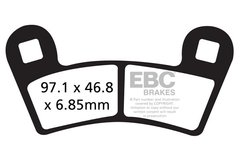 EBC FA456R - Гальмівні колодки