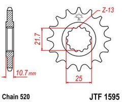JT JTF1595.16 - Зірка передня