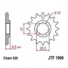 JT JTF1906.15 - Звезда передняя