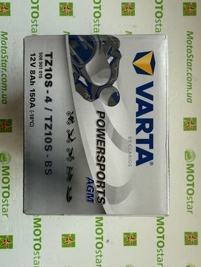 VARTA TTZ10S-BS / TTZ10S-4 Powersports AGM Аккумулятор 8 А/ч, 150 А, (+/-), 150х87х93 мм