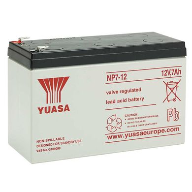 Аккумуляторная Батарея для ИБП Yuasa NP7-12 12V 7Ah ( 151*65*94 (97,5)) , Q8