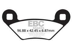 EBC FA475R - Гальмівні колодки