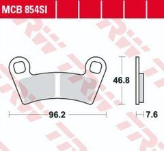 MCB854SI LUCAS  - Комплект гальмівних колодок TRW Sinter SI
