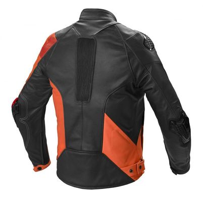 Мотокуртка Spidi Super-R Leather Jacket, 48, Black-Orange