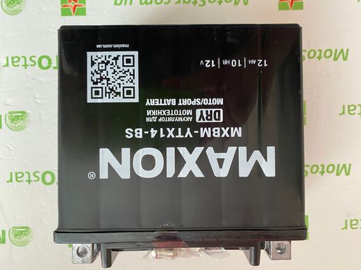 YTX14-BS MAXION Мото аккумулятор, 12V, 12Ah, 150x87x145 мм