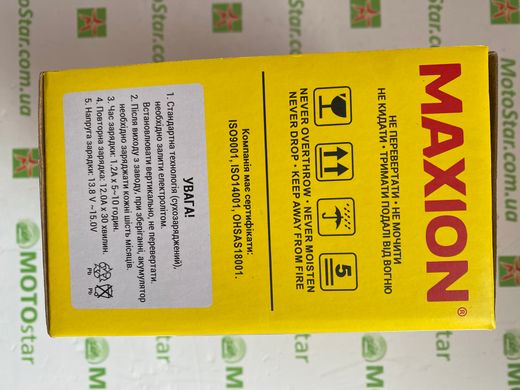 YTX14-BS MAXION Мото аккумулятор, 12V, 12Ah, 150x87x145 мм