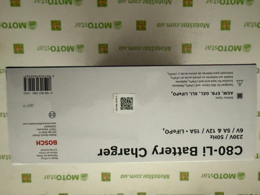 Зарядное устройство для C80-LI Bosch 0 189 921 080 6/12V 15А LIFEPO4