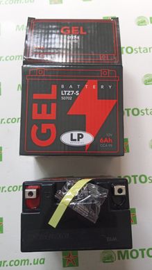 Мотоакумулятор LP GEL GTZ7-S (MG LTZ7-S)12V, 6Ah, 113x70x105 мм, вага 2,3 кг,