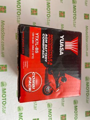YUASA YTX7L-BS Мото аккумулятор 6,3 А/ч, 100 А, (-/+), 114х71х131 мм