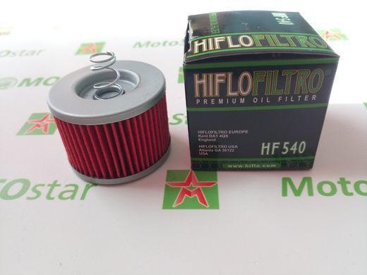 HIFLO HF540 Фильтр масляный Bajaj Boxer BM 150, 125, Bajaj V15 (DD121181)