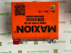 Мото акумулятор Maxion MXBM-YTX20L-BS GEL 12V, 20 A/г, 290 A, (-/+), 175x87x155 мм (YTX20L-BS, YTX20HL-BS)