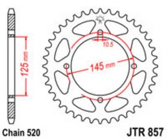 JT JTR857.40 - Звезда задняя