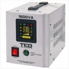 Джерело безперебійного живлення Ted LED 1600 ВА / 1050 Вт 24 В з правильною синусоїдою