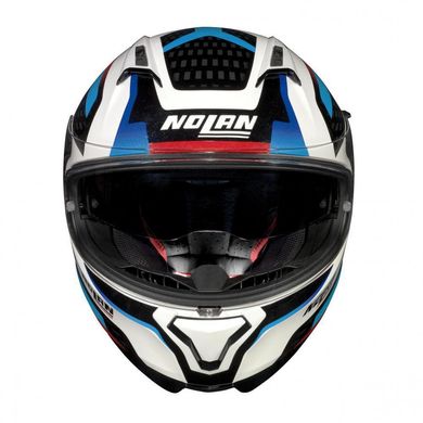 Шлем Nolan N87 ARKAD N-COM, XL, White-Blue-Red
