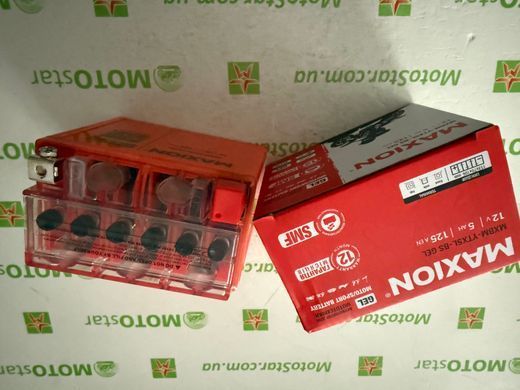 YTX5L-BS MAXION GEL,, гелевий акумулятор 12V, 5Ah, 125А, 113x70x107 мм, -/+
