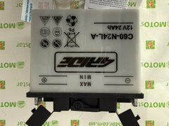 Аккумулятор C60N24L-A 4RIDE 12В 28Агод. 300А R+, 185x125x176мм
