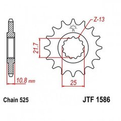 JT JTF1586.17 - Зірка передня