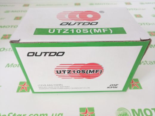 Outdo UTZ10S 12V 8,6Ah. 150x87x93 мм Акумулятор sealed-acid Zhangzhou Huawei YTZ10s