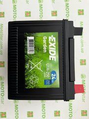 Акумуляторна батарея EXIDE U1R-250 24Ah 250A 197x132x186 +R (Garden) (U1R)