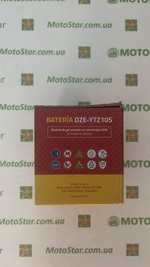 Аккумулятор DZE  DZYTZ10S (YTZ10S) 12V 8.6AH 190A 150X87X93 мм