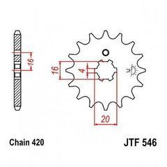 JT JTF546.14 - Звезда передняя