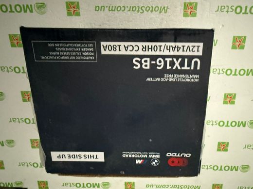 Аккумулятор AGM UTX16-bs MAXION 12V, 14Ah/10hr, 180А EN
