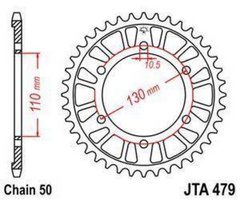 JT JTA479.45 - Звезда задняя легкосплавная