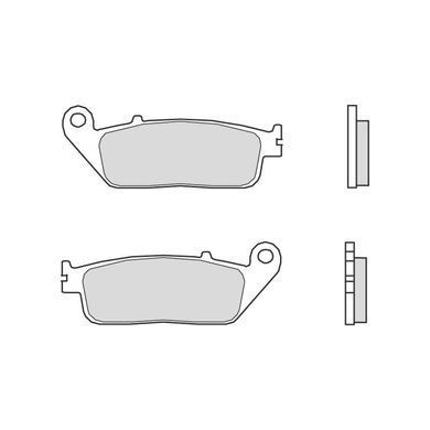 Тормозные колодки BREMBO BM 07HO4108