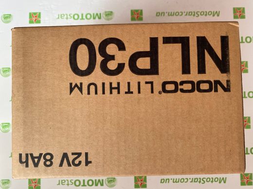 Акумулятор літієвий NOCO NLP30 12В, 8Агод. (99 Втч) 700А, P+, Powersports 166x126x178мм (YTX30L-BS)