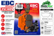 EBC FA140V - Гальмівні колодки BUELL BLAST, M2, S3, X1, XB12R, XB12S, XB12SS, XB9S; HONDA CB, CB-1, CBR, FE, FES, FMX, JADE, NC, NSR, NT, NTV, NX 125-1200 1986-2020