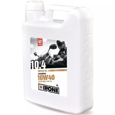 10.4 10W40 (4 л.) Моторное масло IPONE для мотоцикла синтетика (800054), 4 литра