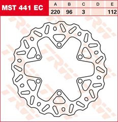 LUCAS MST441EC - Тормозной диск