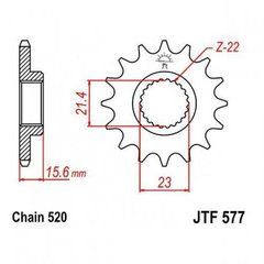 JT JTF577.14 - Зірка передня