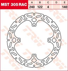 LUCAS MST305RAC Р - Гальмівний диск