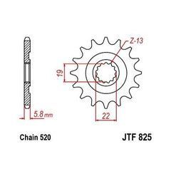 JT JTF825.13 - Звезда передняя