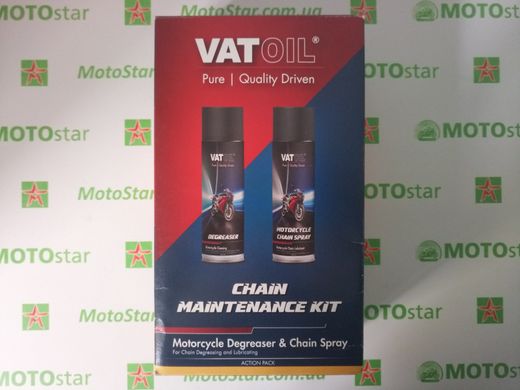Комлект VAToil CHAIN смазка цепи 0,5л., и очиститель цепи 0,5л.